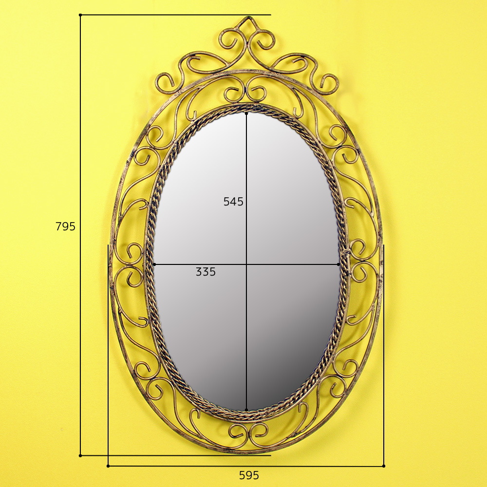 アンティークウォールミラー(壁付け用鏡)