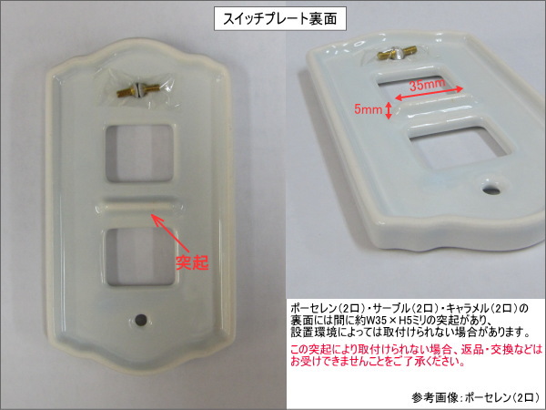 E286024 【Essence】[Switch Plate]キャラメル（2口）