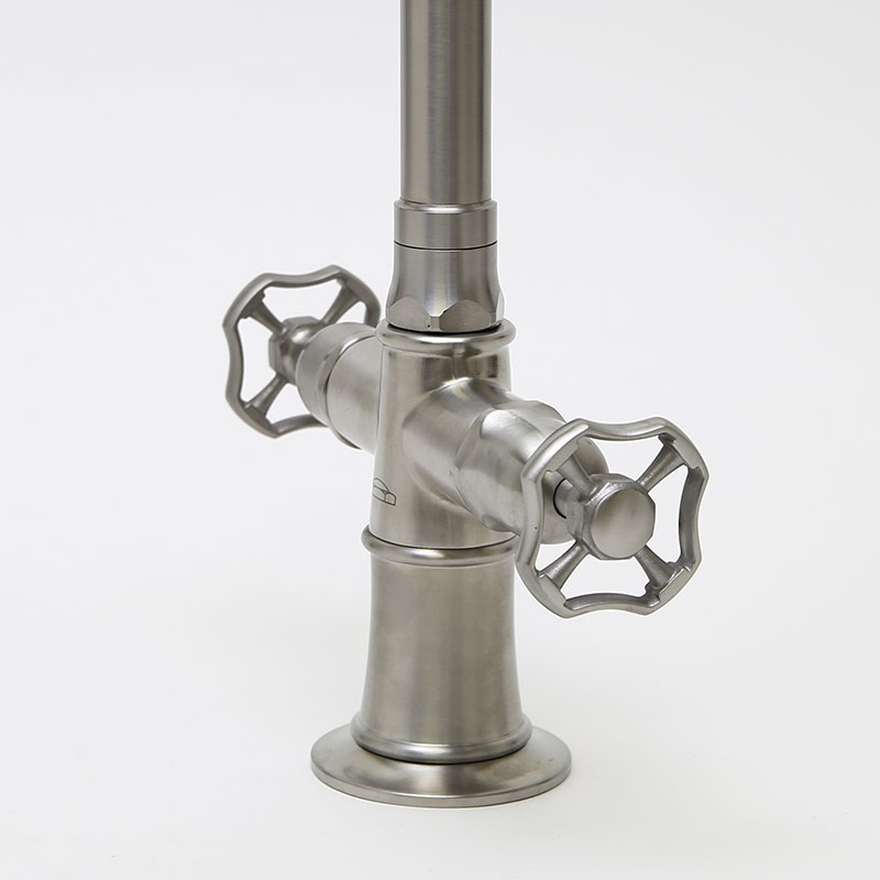 大人気! Hornbeam ivy ステンレス キッチン用 水栓 モノミキサー ロング メタルレバー ワンホール 混合栓 fusion  1021UK-M52