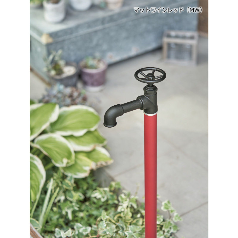 OLYTK3SRW 蛇口一体型 ガーデン 水栓柱 ラギッド 立水栓 パパサラダ