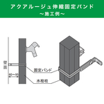 アクアルージュ用固定金具設置イメージ