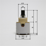 コマケレップ パッキン Valve Cartridge