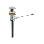 【欧州型】ポップアップ排水ユニット キック棒操作タイプ（横穴あり）水溜め機能あり 432-433-32