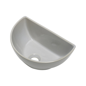 E381030 エッセンス／クレセント手洗器（灰白／はいじろ）