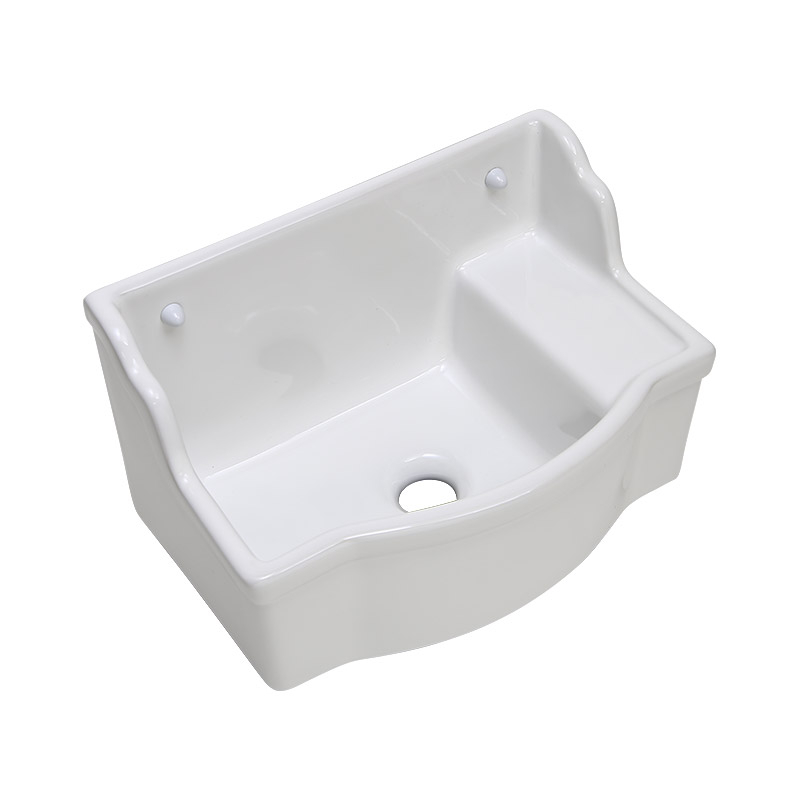 壁掛手洗器（横水栓用）手洗い用 KD493HW-136 （W350×D230×H205）｜パパサラダ