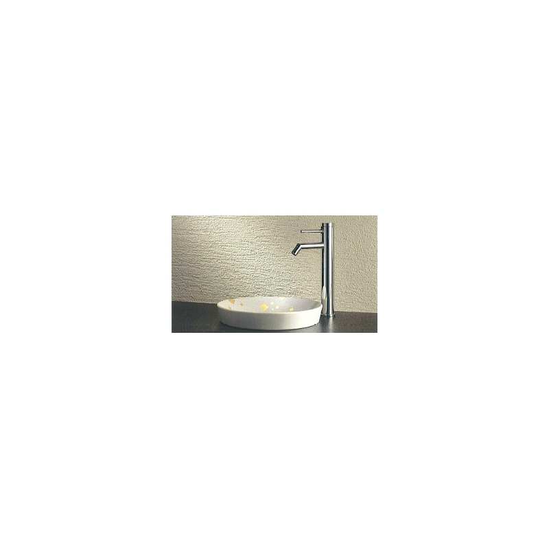 716-201-13 カクダイ（KAKUDAI） シングルレバー立水栓（ミドル） SYATORA（シャトラ） 手洗い洗面用単水栓 ｜パパサラダ
