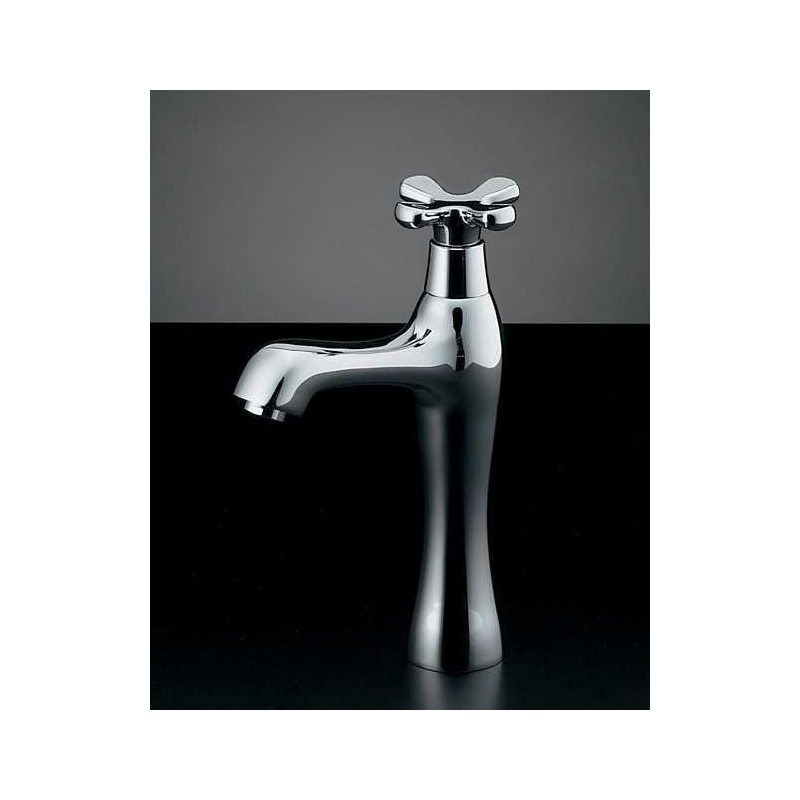 716-823-13 カクダイ（KAKUDAI） 立水栓（ミドル） hana（はな） 手洗い洗面用単水栓 ｜パパサラダ