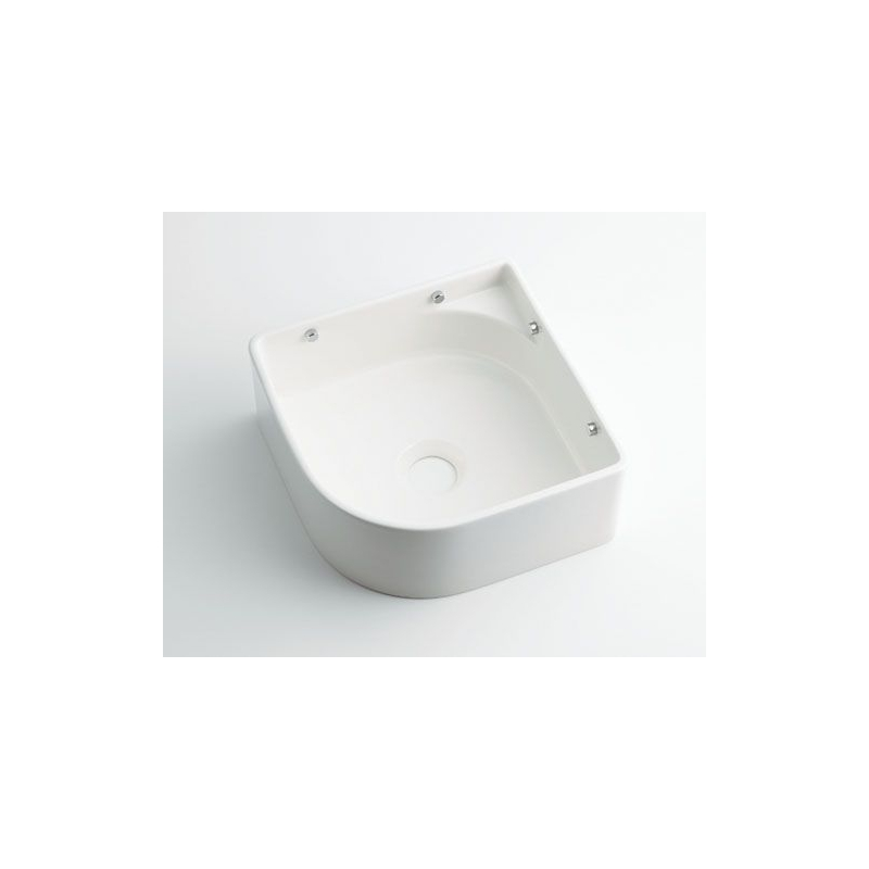 493-226-W 壁掛手洗器 ホワイト MINO 美濃焼 カクダイ（KAKUDAI）旧