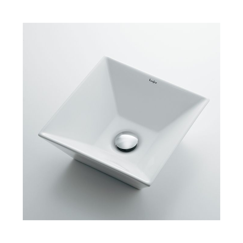 493-082 角型手洗器 瑠珠（Luju） トイレ カクダイ（KAKUDAI）｜パパサラダ