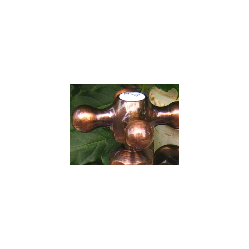 7042FBP-13 カラー双口自在水栓（ブロンズ） ガーデン 二口 蛇口 カクダイ（KAKUDAI）｜パパサラダ