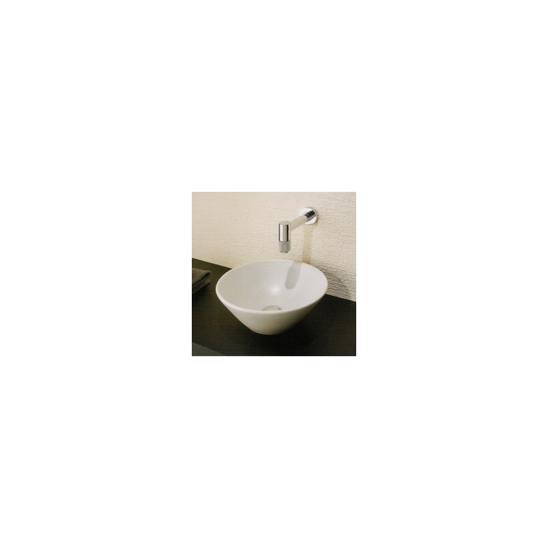 493-011-W 丸型手洗器 月白 瑠珠 信楽焼 カクダイ（KAKUDAI）｜パパサラダ