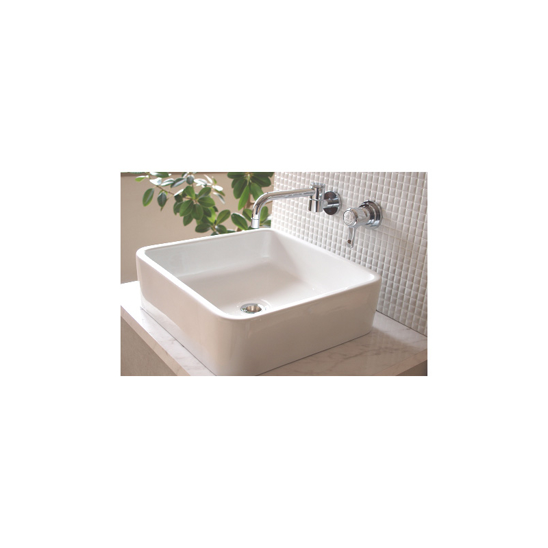 エッセンスの洗面ボウル Mスクエア洗面器（リアリーホワイト）E323050の販売 IB4-E323050