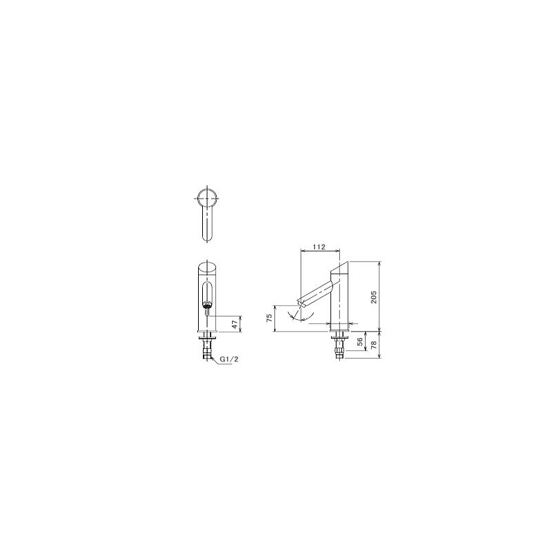 713-370-D カクダイ（KAKUDAI） センサー水栓（ブラック）手洗い用単水栓 蛇口 ｜パパサラダ