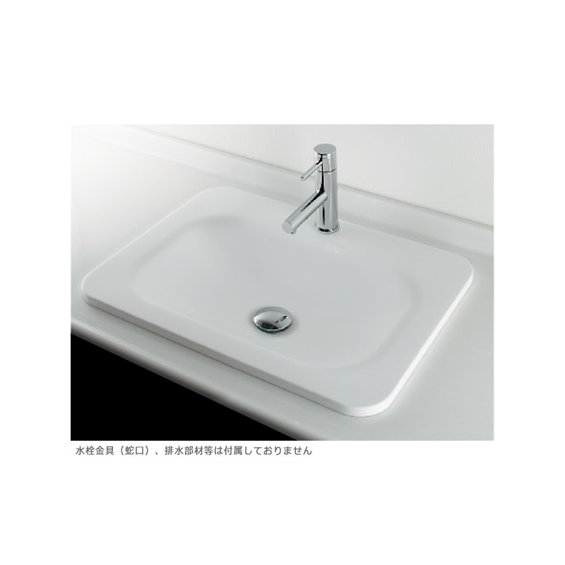 MR-493220W 角型洗面器 ホワイト marmorin（マルモリン） カクダイ（KAKUDAI）｜パパサラダ