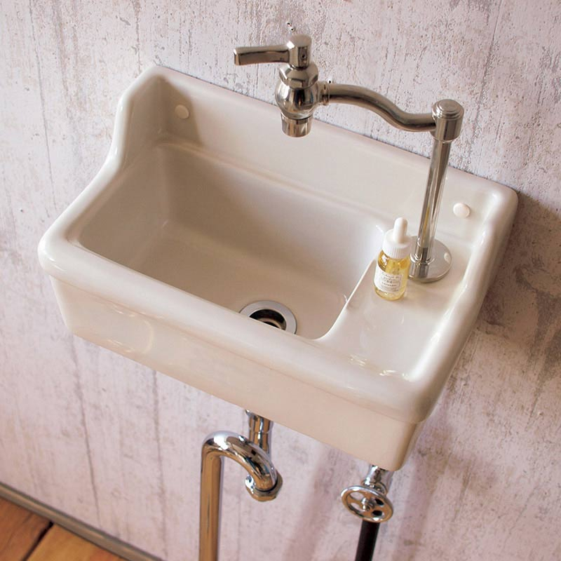 イブキクラフトの手洗い器 Sレクタングル手洗器（立水栓用／リネン）E350100の販売 IB4-E350100