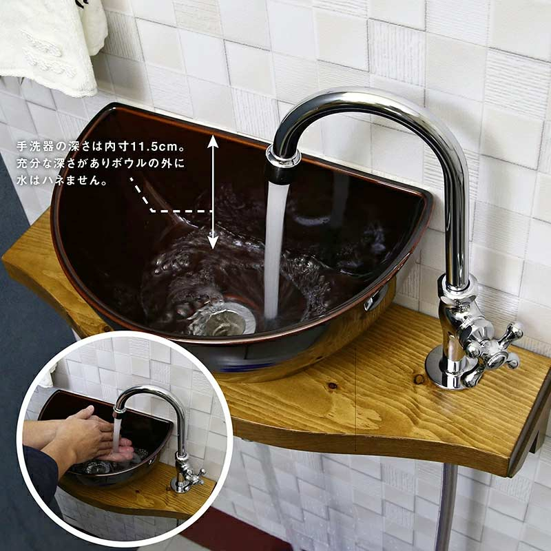 イブキクラフトの手洗い器 クレセント（リアリーホワイト）E381010の販売 IB4-E381010
