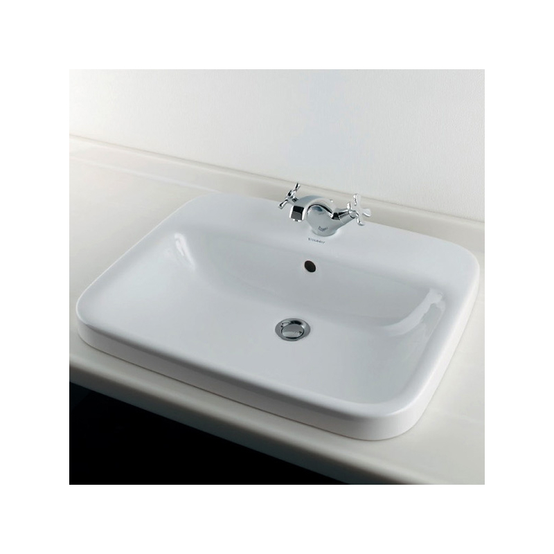 優先配送 DU-0374620000 DURAVIT（デュラビット DuraStyle 角型洗面器 洗面台、洗面ボウル（鏡なし）