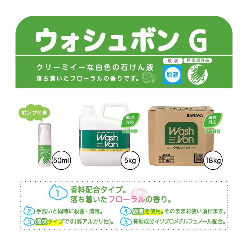 ウォシュボンG18kgBIB