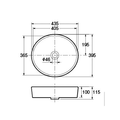 DU-2321440000 丸型洗面器 Starck 2 DURAVIT（デュラビット） カクダイ