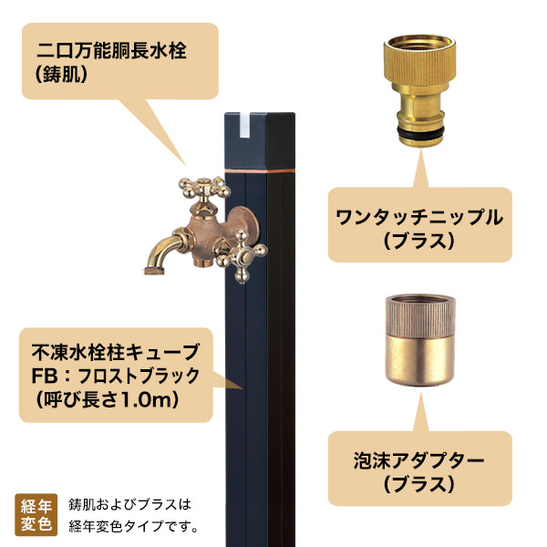 蛇口・手洗器・排水口金具・固定金具セット