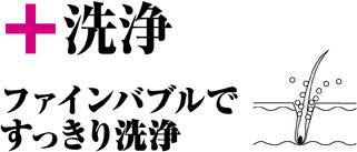 ファインバブルでスッキリ洗浄