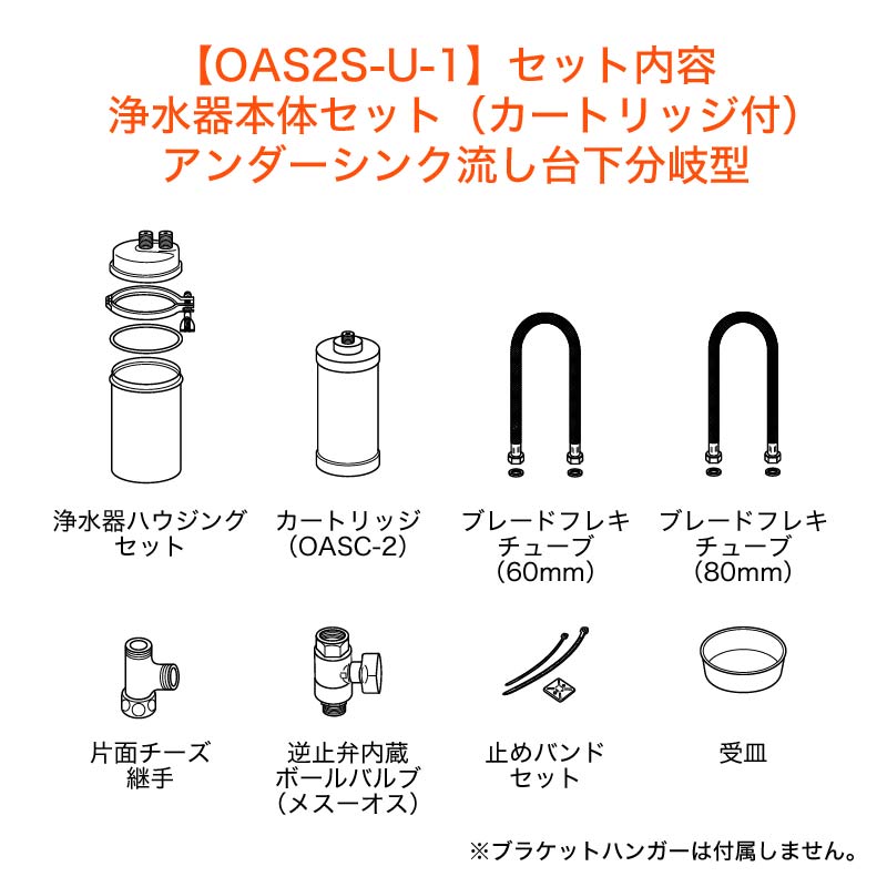 キッツ浄水器セット付属品一覧